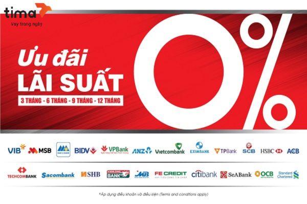Nhiều đơn vị, app cho vay với lãi suất ưu đãi 0%